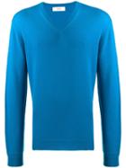 Pringle Of Scotland V-neck Sweatshirt - Blue