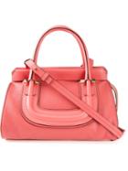 Chloé Everston Tote, Women's, Yellow/orange, Calf Leather