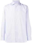 Borrelli Pinstripe Button-down Shirt - Blue