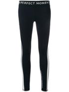 Perfect Moment Star Print Leggings - Black