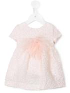 I Pinco Pallino - Pompom Detail Dress - Kids - Silk/cotton/linen/flax/polyester - 18 Mth, Toddler Girl's, Pink/purple
