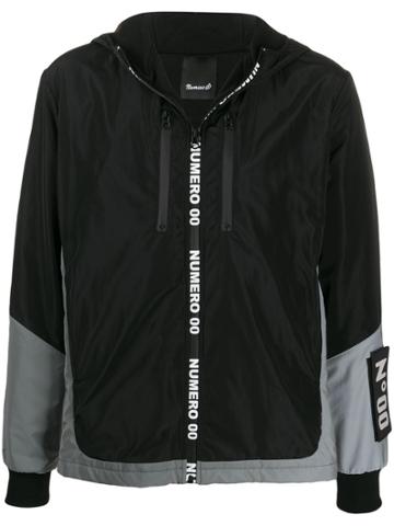 Numero00 Logo Print Jacket - Black
