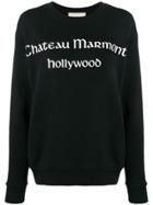 Gucci Oversize Sweatshirt With Chateau Marmont - Black