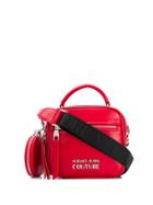 Versace Jeans Couture Logo Brand Mini Tote - Red