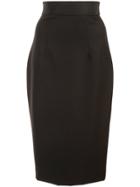 Milly High-waisted Pencil Skirt - Black