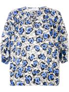 Christian Wijnants Floral Printed Blouse - Blue