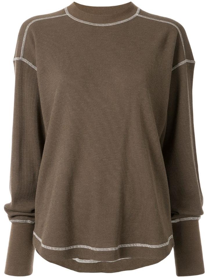 G.v.g.v. Stitch Detail Jumper - Green