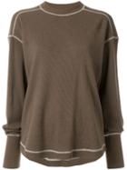 G.v.g.v. Stitch Detail Jumper - Green
