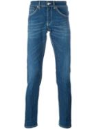 Dondup George Jeans, Men's, Size: 40, Blue, Cotton/polyester/spandex/elastane