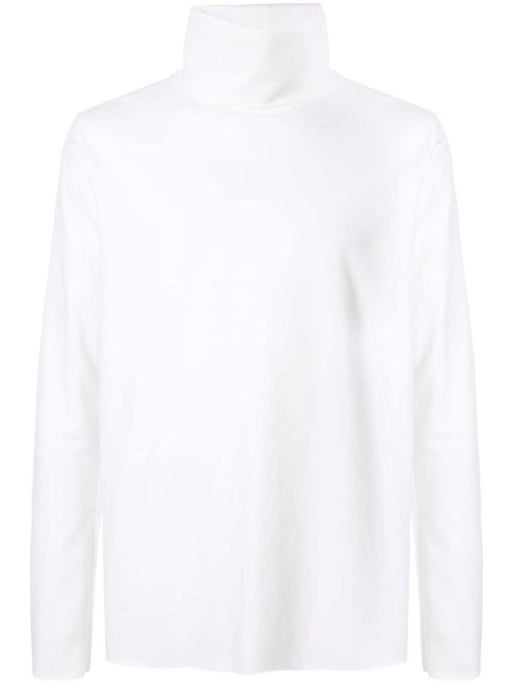 Attachment Turtle Neck Jumper - White