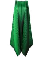 Pleats Please By Issey Miyake Sleeveless Pleated Dress - Green