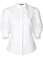 Alexander Mcqueen Broderie Anglaise Blouse - White