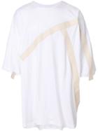 House Of The Very Islands Oversized Cropped Sleeve Tee - White