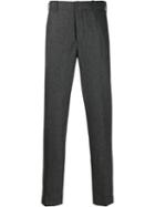 Incotex Broadcloth Suit Trousers - Grey