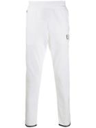 Ea7 Emporio Armani Side Stripe Track Pants - White