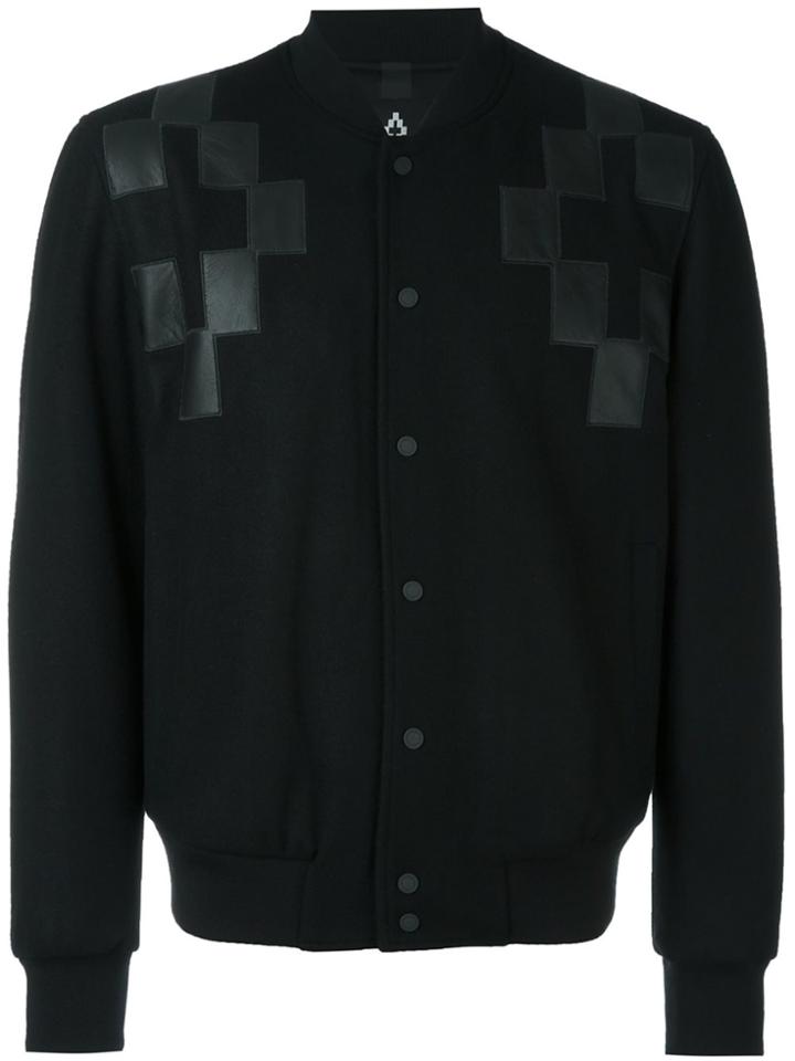 Marcelo Burlon County Of Milan 'paron' Bomber Jacket - Black