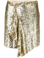 P.a.r.o.s.h. Gold Disco Skirt