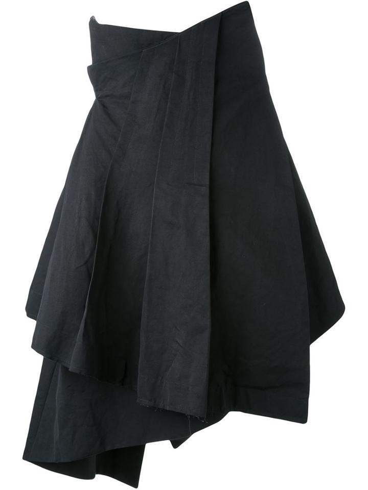 Aganovich Ruffled Asymmetric Skirt
