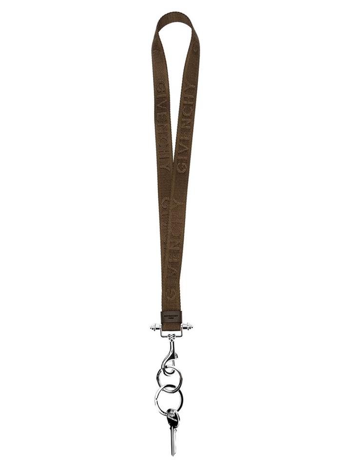 Givenchy Obsedia Lanyard, Men's, Black, Cotton/metal Other