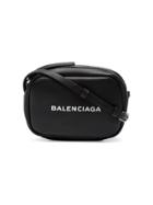 Balenciaga Black Everyday Xs Leather Camera Bag