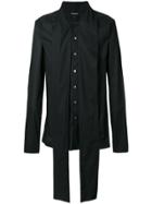 Ann Demeulemeester Blanche Oversized Collar Shirt - Black