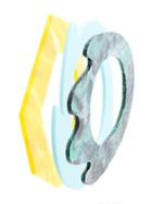Tsumori Chisato 'iceland' Three Tier Bracelet, Women's, Yellow
