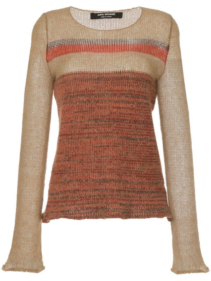 Junya Watanabe Comme Des Garçons Pre-owned Colour-block Sweater -