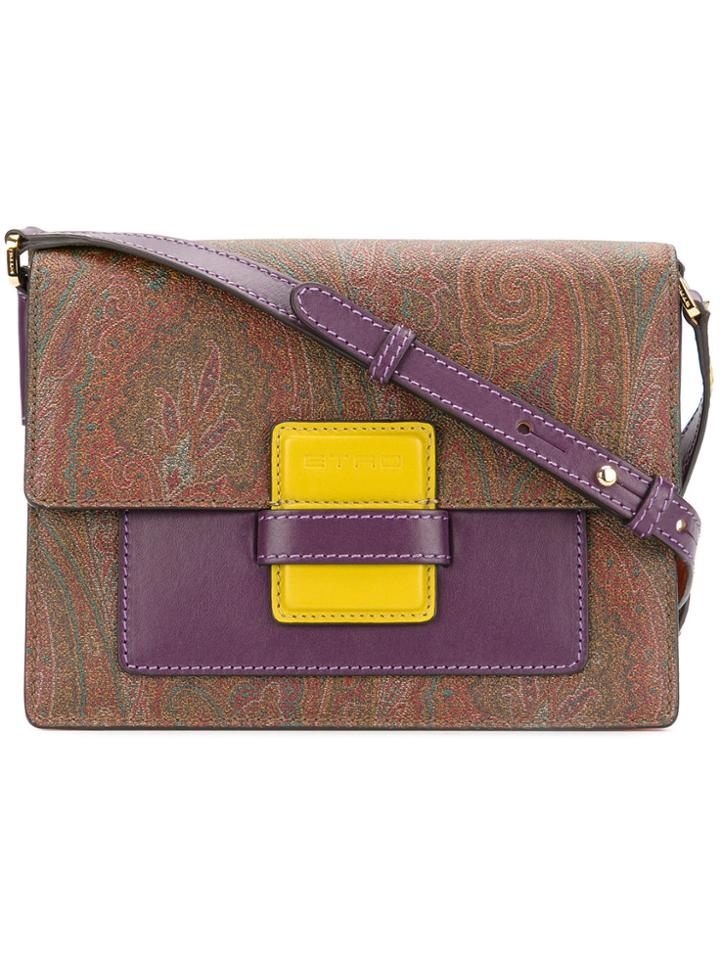 Etro Paisley Print Cross Body Bag - Multicolour
