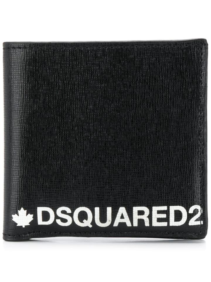 Dsquared2 Logo Billfold Wallet - Black