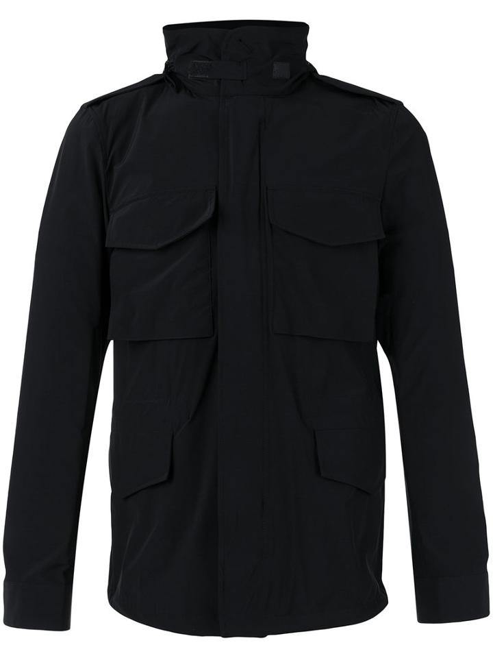 Aspesi - Roll Neck Jacket - Men - Spandex/elastane/polyimide - L, Black, Spandex/elastane/polyimide