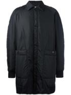 Société Anonyme Single Breasted Coat, Men's, Size: Large, Black, Nylon