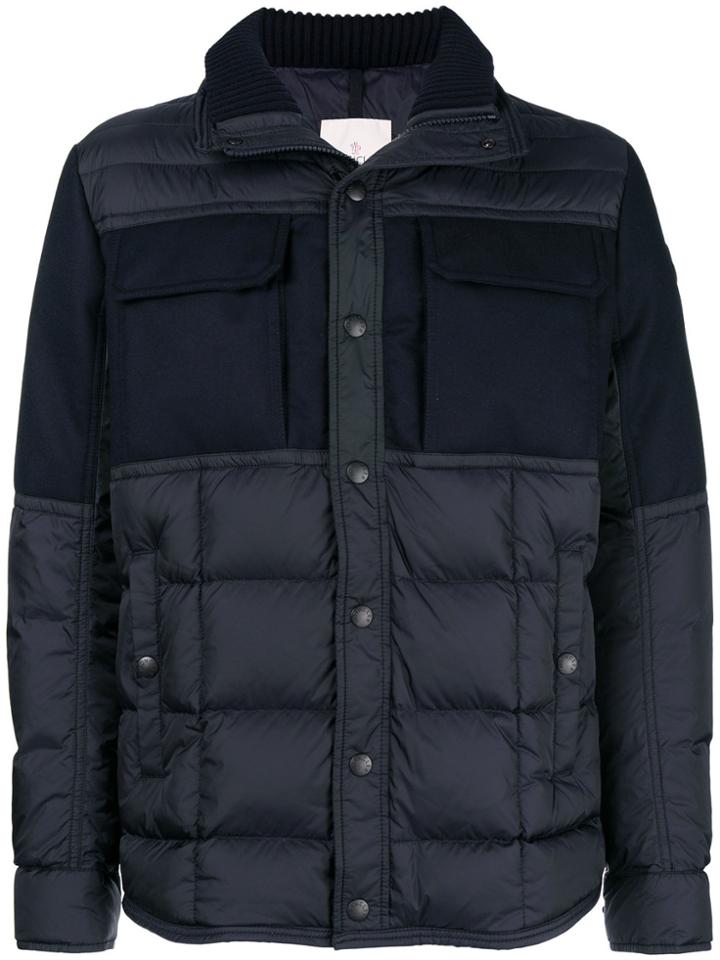 Moncler Down Feather Padded Jacket - Blue