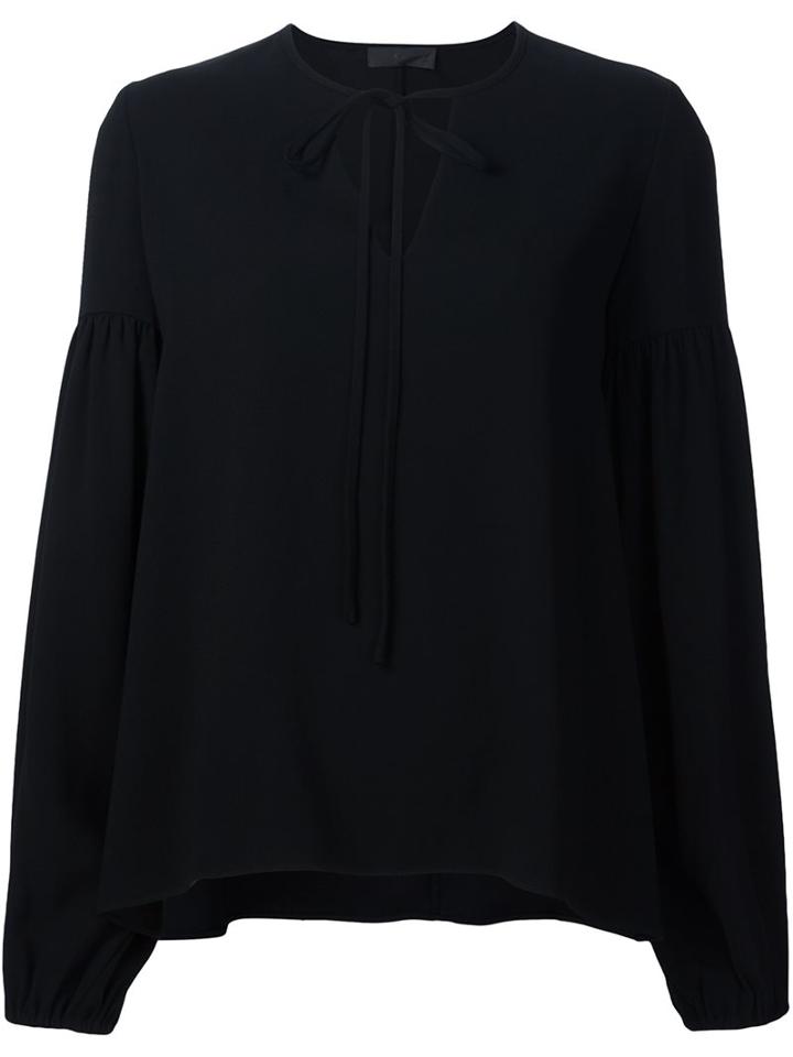 Co Bell Longsleeved V-neck Blouse