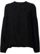 Co Bell Longsleeved V-neck Blouse