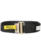 Heron Preston Tape Logo Belt - Black