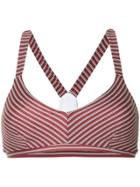 The Upside Striped Compression Top - Red