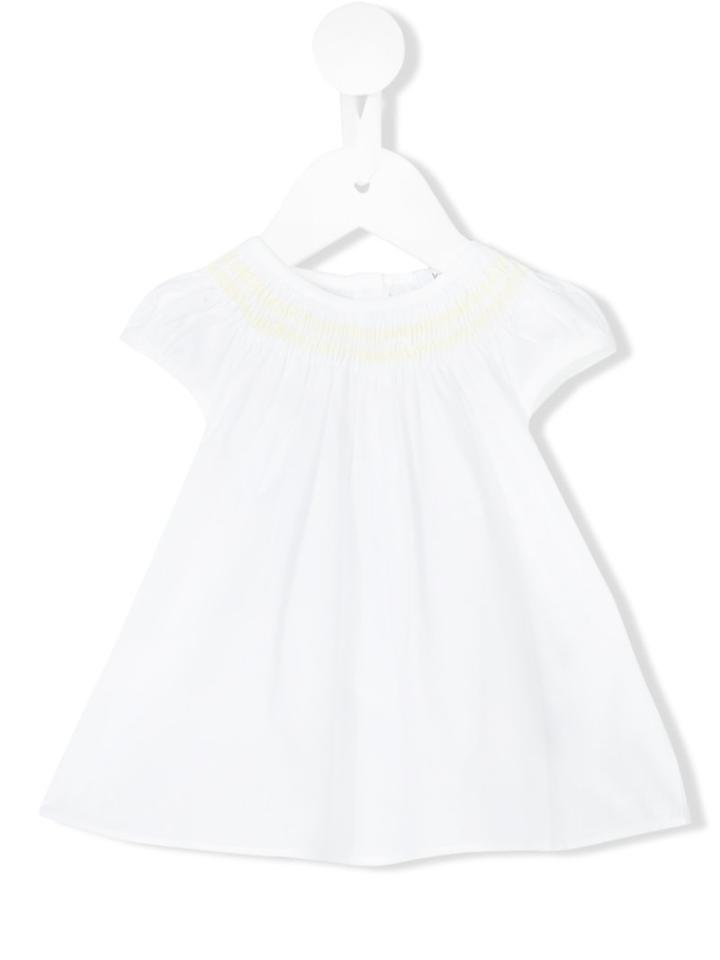 Knot - Embroidered Dress - Kids - Cotton - 24 Mth, White