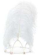 Nina Ricci Feather Headpiece - White