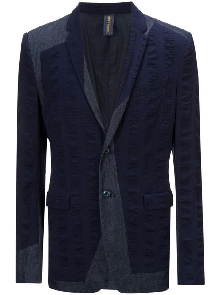 Miharayasuhiro Textured Two Button Blazer