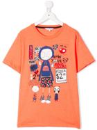 Little Marc Jacobs Cartoon Print T-shirt - Orange