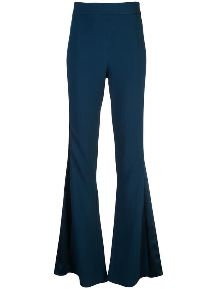 Cushnie Flared Trousers - Blue