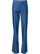 Co Bootcut Jeans, Women's, Size: 2, Blue, Cotton/linen/flax