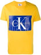 Calvin Klein Jeans Logo Print T-shirt - Yellow