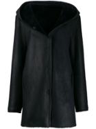 Liska Pace Hooded Coat - Black