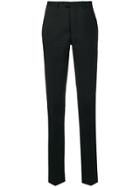 Jil Sander Vintage Stitching Pattern Tailored Trousers - Black