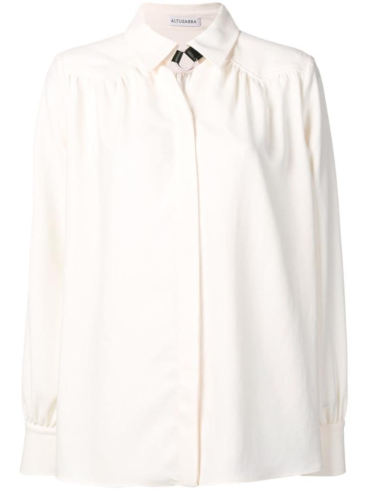 Altuzarra Tamar Choker Shirt - White