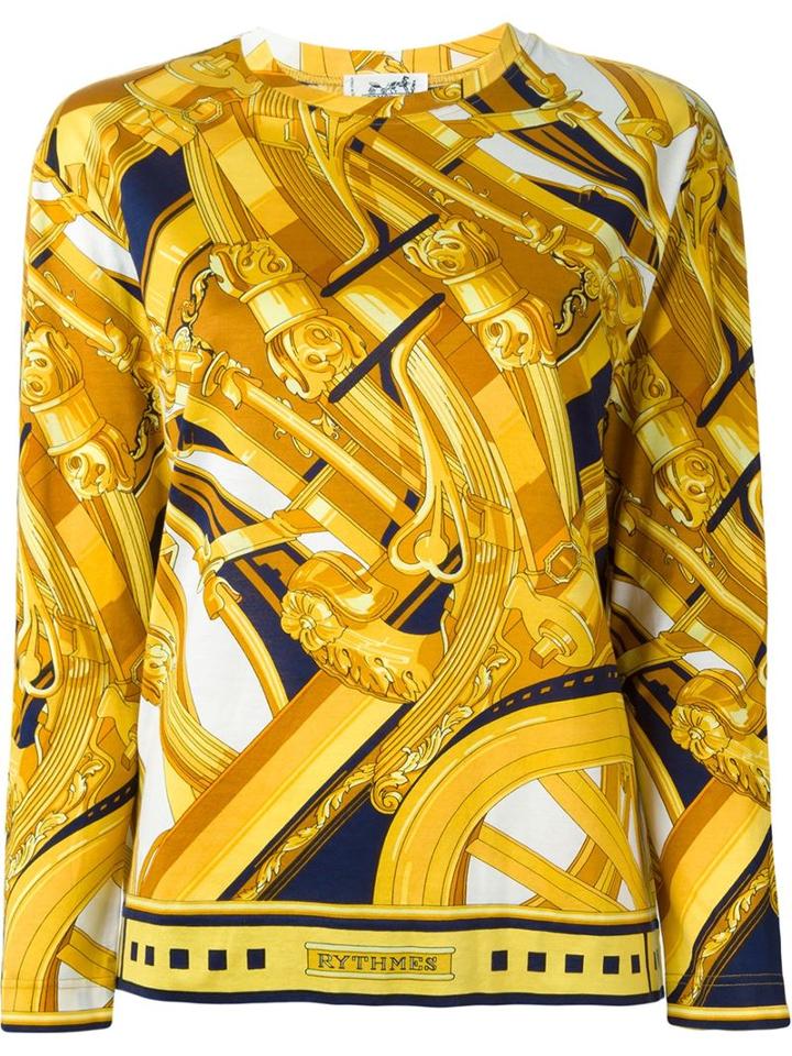Hermes Vintage Printed T-shirt