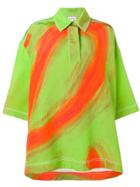 Loewe Oversized Polo Shirt - Green