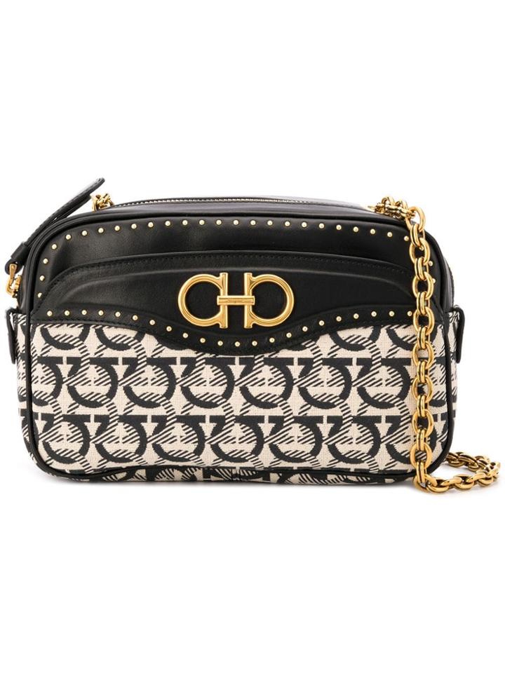 Salvatore Ferragamo Gancini Crossbody Bag - Neutrals