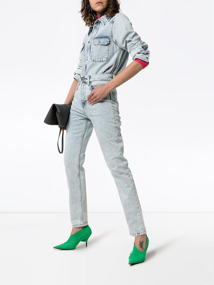 Calvin Klein Jeans Est. 1978 Western Flap Pocket Denim Shirt - Blue
